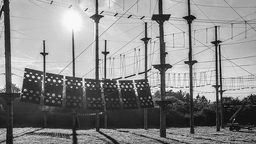 Gekko Park | Klatrepark på pæle | Odsherred | Sjælland | Danmark