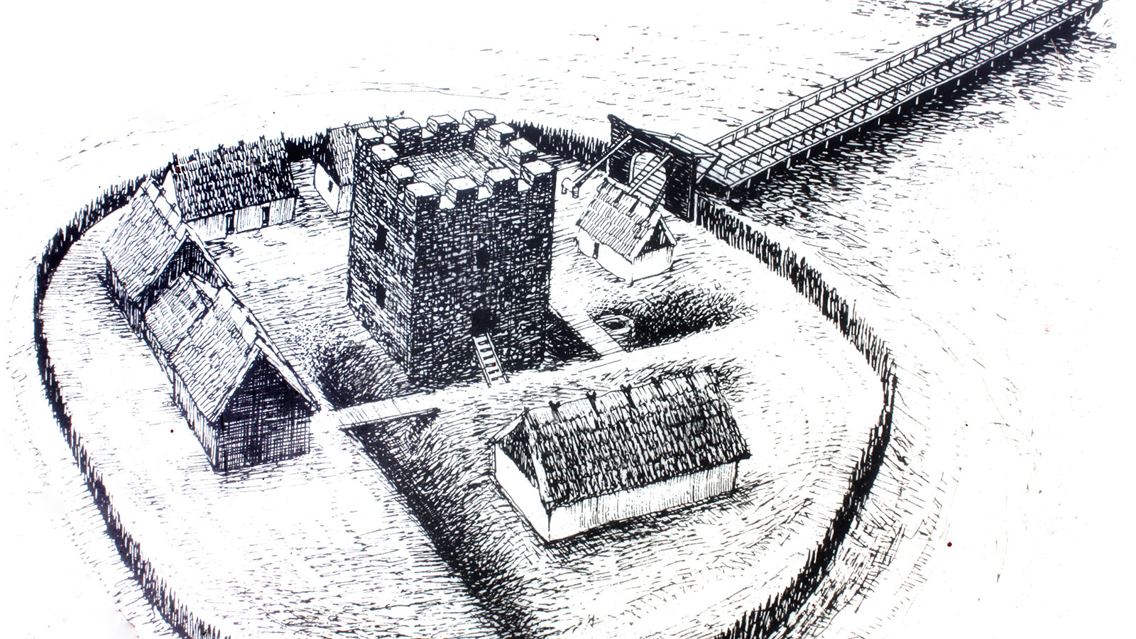 Næsholm Borgruin | Nygård Sø | Odsherred | Sjælland | Danmark