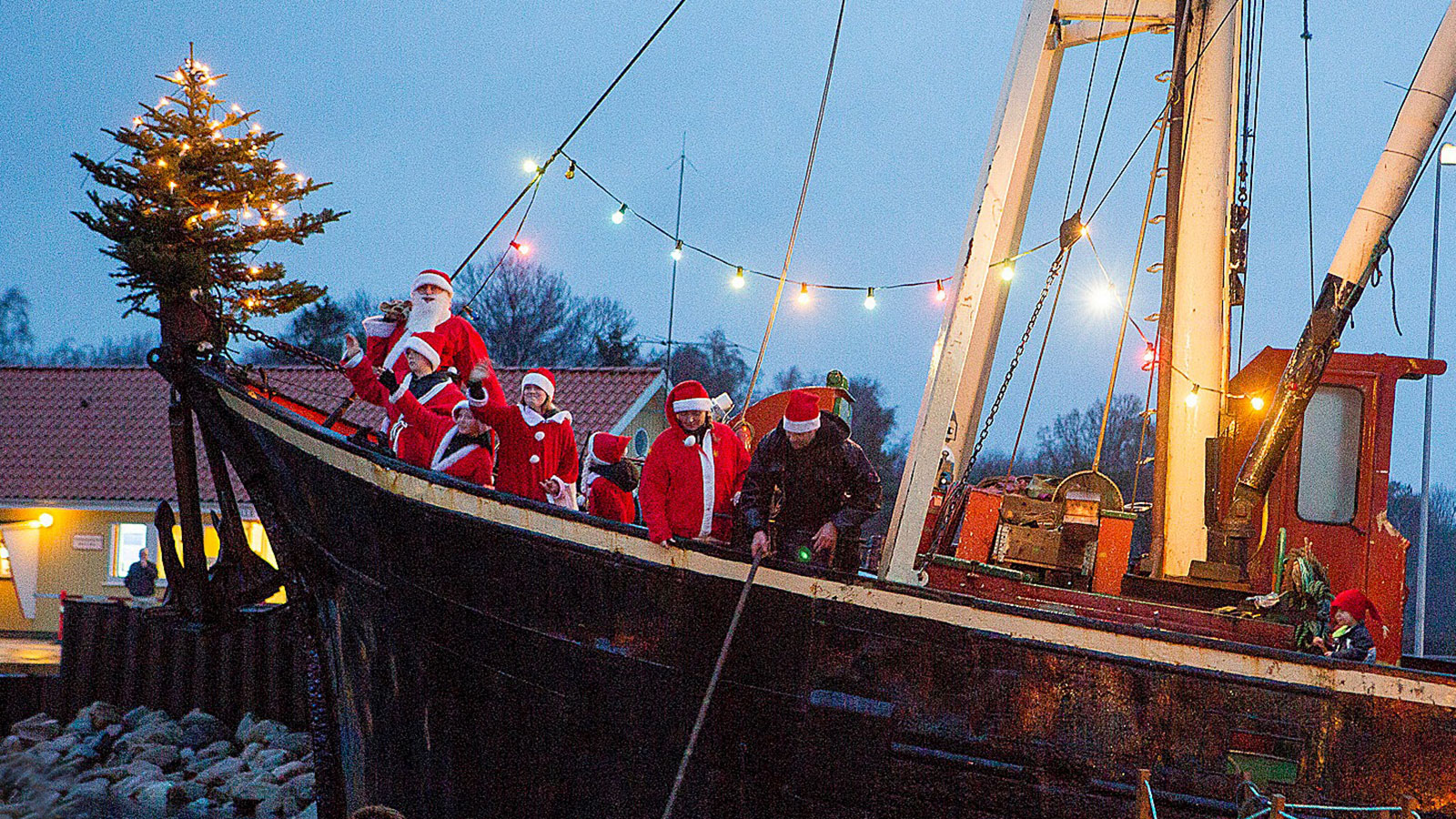 Julemanden ankommer til Rørvig | Det sker | Julehygge | Odsherred | Sjælland | Danmark