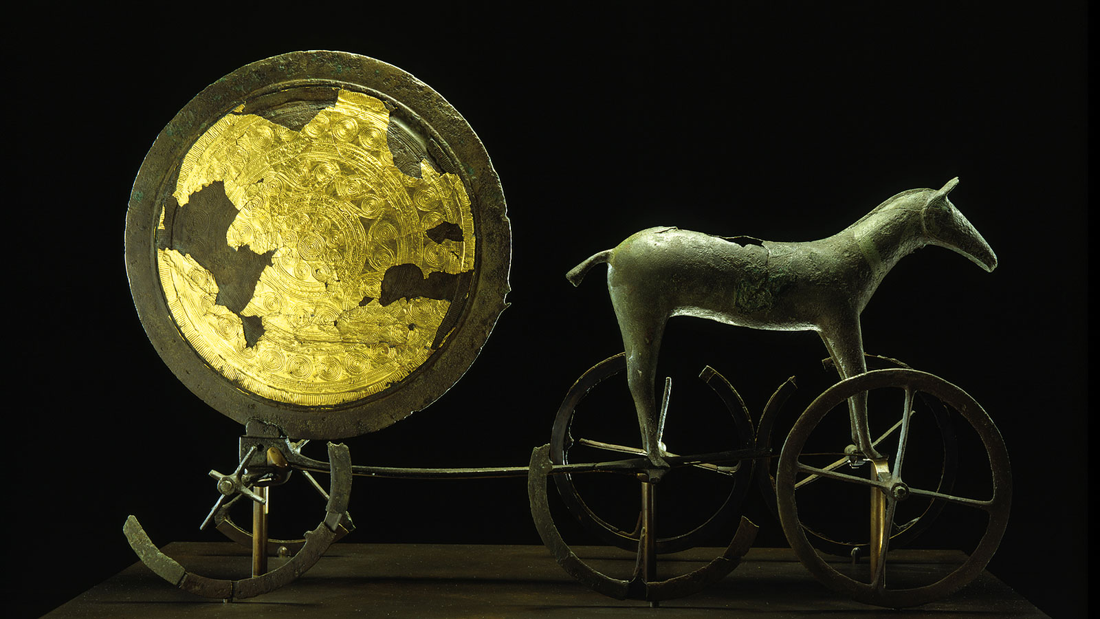 Solvognen | Bronzealdergenstand | Nationalklenodie | Kopi | Trundholm Mose | Nationalmuseet | Odsherred