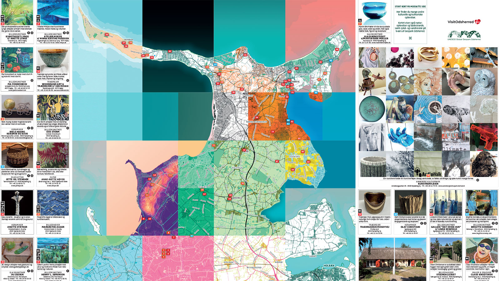 Kunstkort over Odsherred