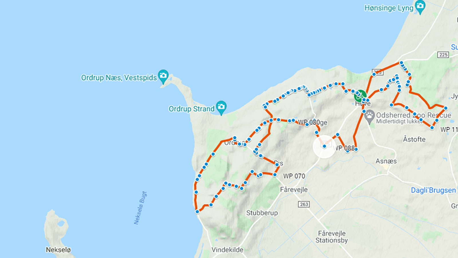 Geopark Bjerg Grand Prix | Ruten