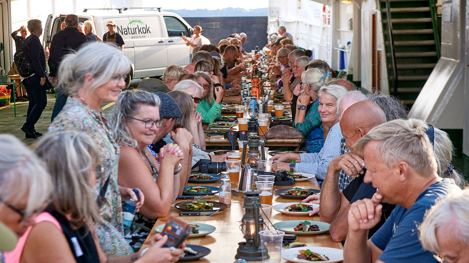 Langbordsmiddag | Færgen | Rørvig | Odsherred | Sjælland | Danmark