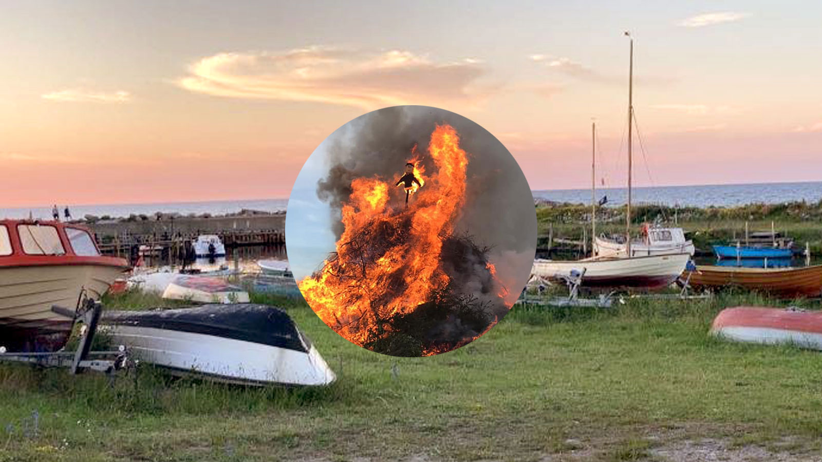 Sankt Hans | Bål | Klint Havn | 2025 | Odsherred | Sjælland | Danmark