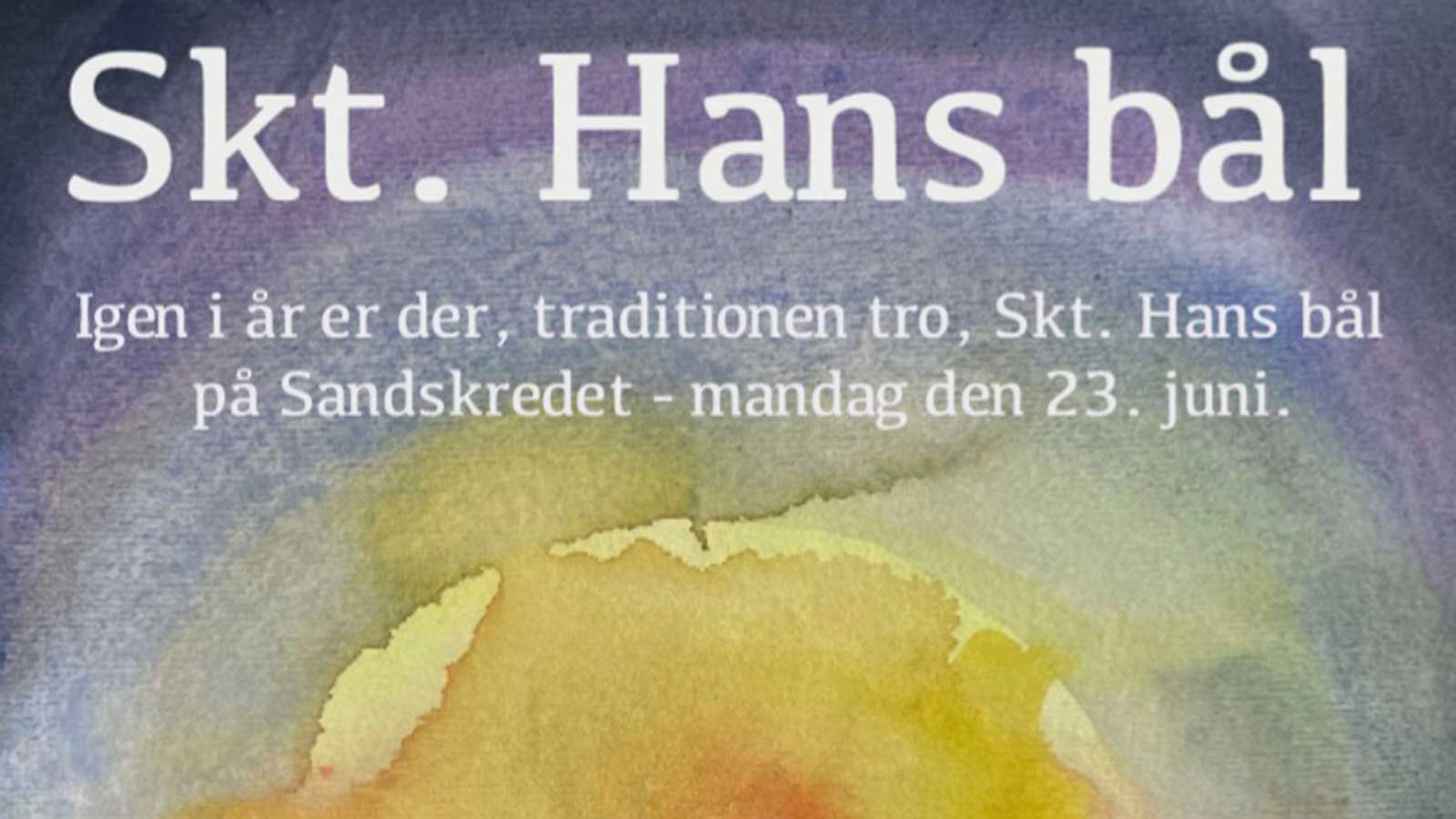Sankt Hans | Bål | Sandskredet | Egebjerg | 2025 | Odsherred | Sjælland | Danmark