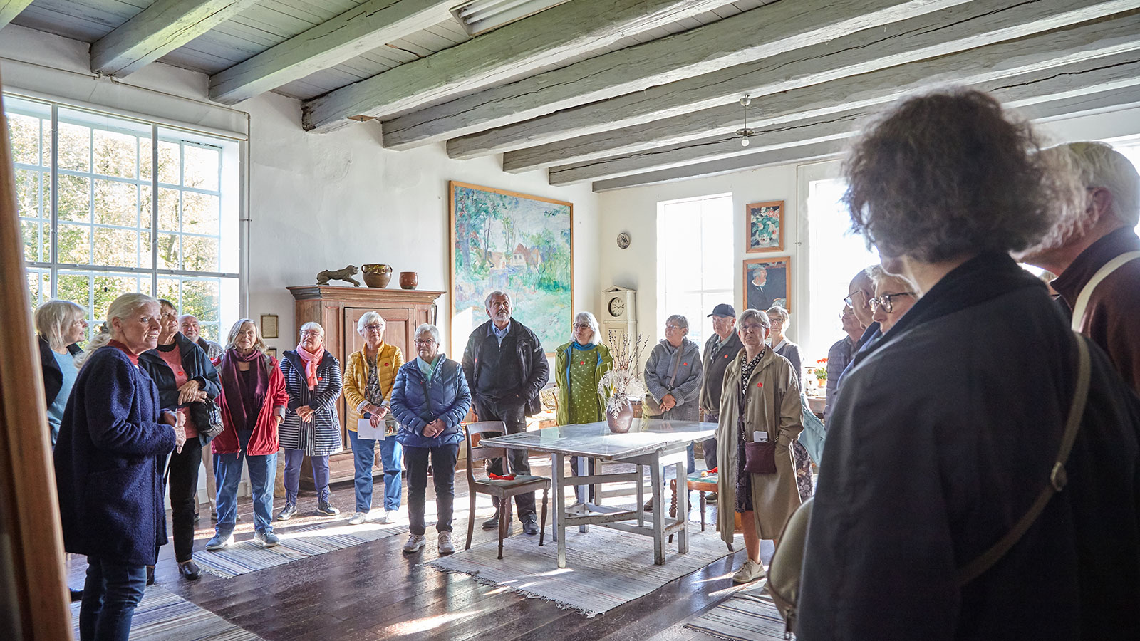 Malergården | Rundvisning | Sigurd Swane | Swanernes kunstnerhjem | Agnete Swane | Gerda Swane | Henrik Swane | Familien Swane | Plejerup | Odsherred