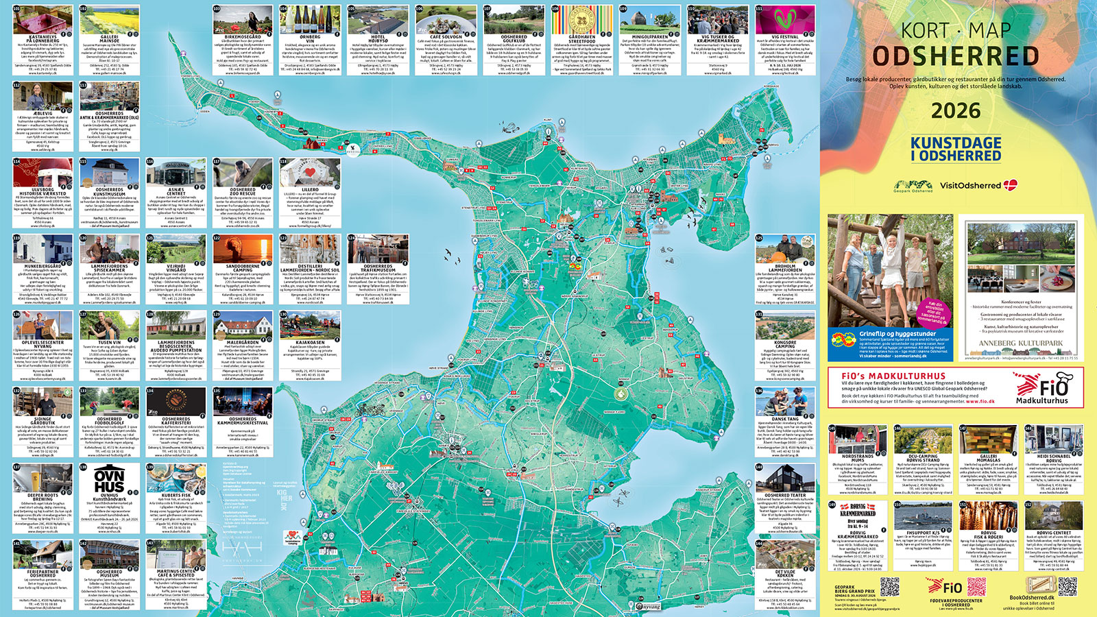 Kunstdage i Odsherred | Kunstkort | Oplevelseskort | Odsherred | Sjælland | Danmark